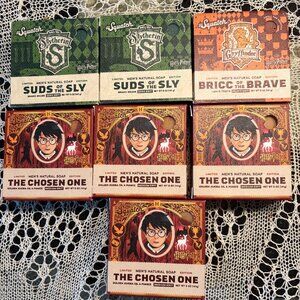 7 Bars Mens Soap Dr Squatch Ltd Harry Potter Chosen Suds Sly Bricc Brave NEW